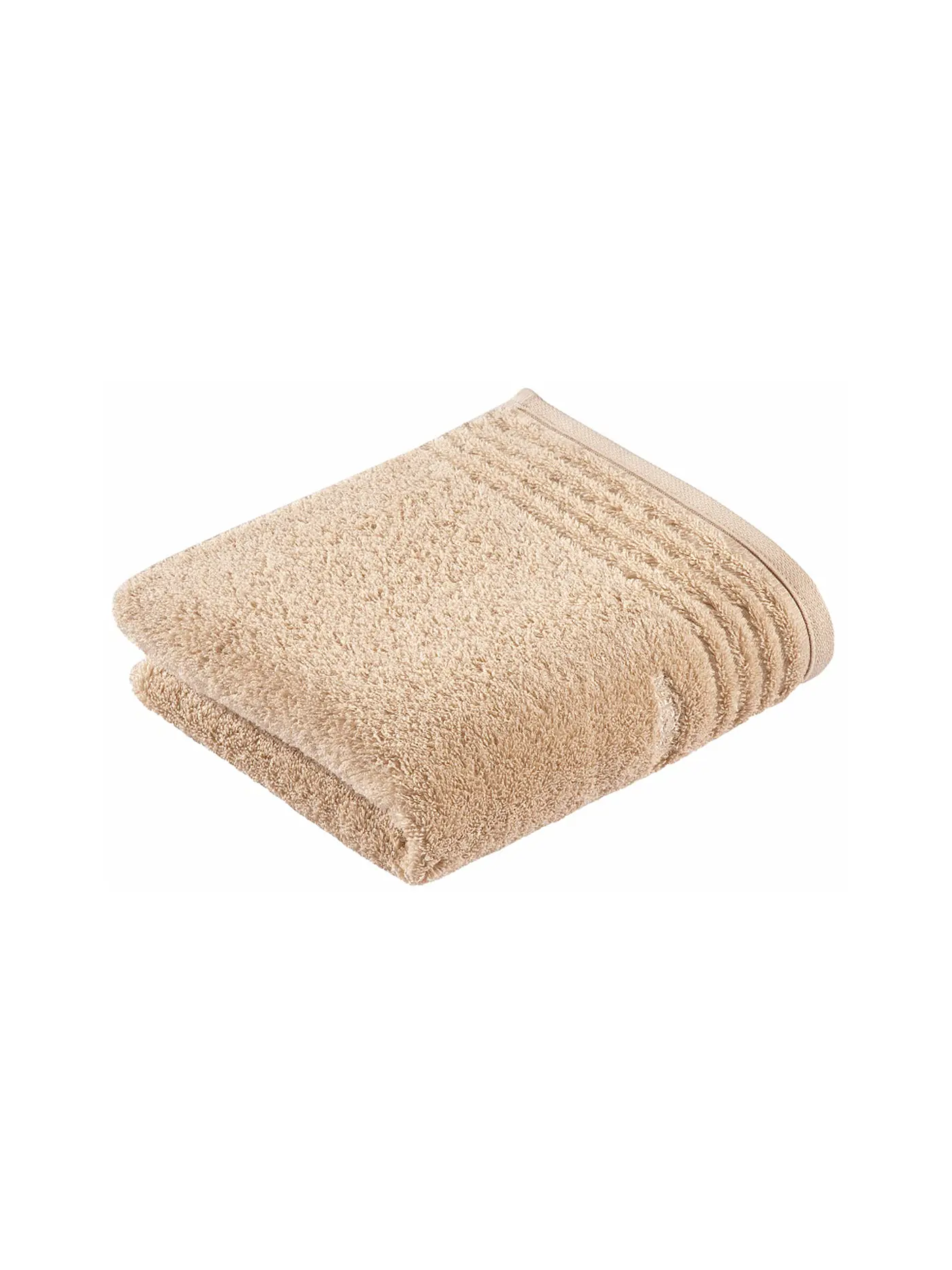 VOSSEN | Handtuch Vienna Style Supersoft 50x100cm Maroon | beige